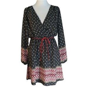 Lac Bleu Dress,100%polyester,Style1427D,Midi dress.